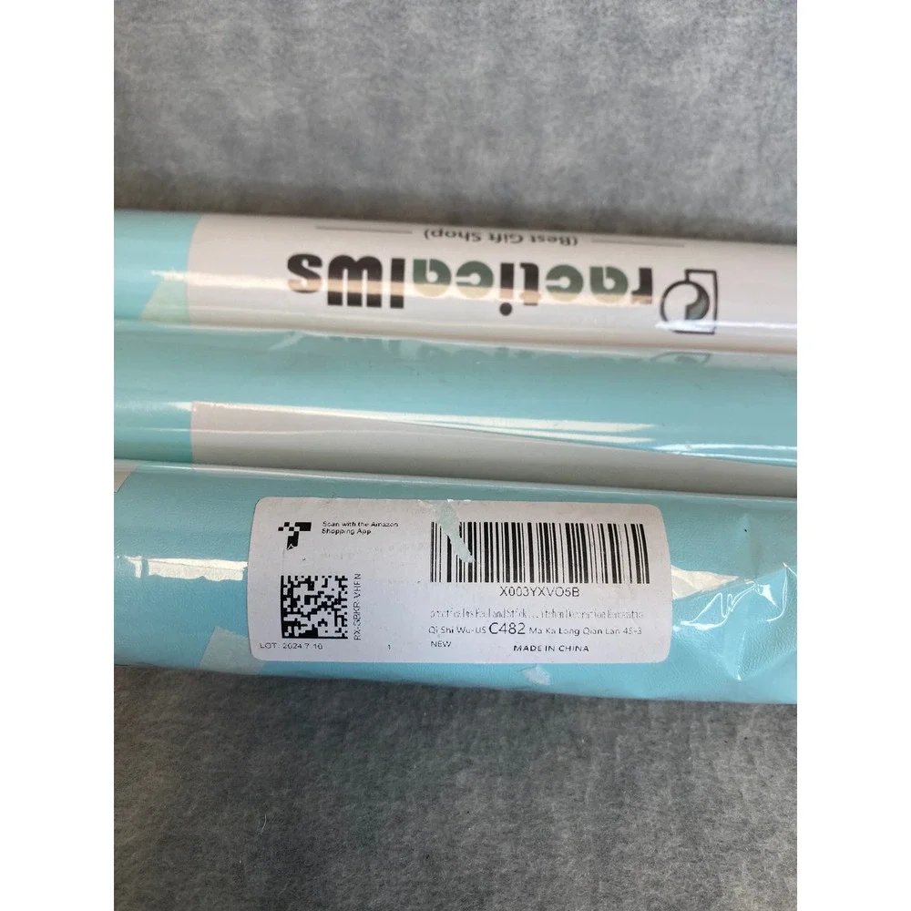 PracticalWs 3 Rolls of Light Blue Peel & Stick Wallpaper Contact Paper‎